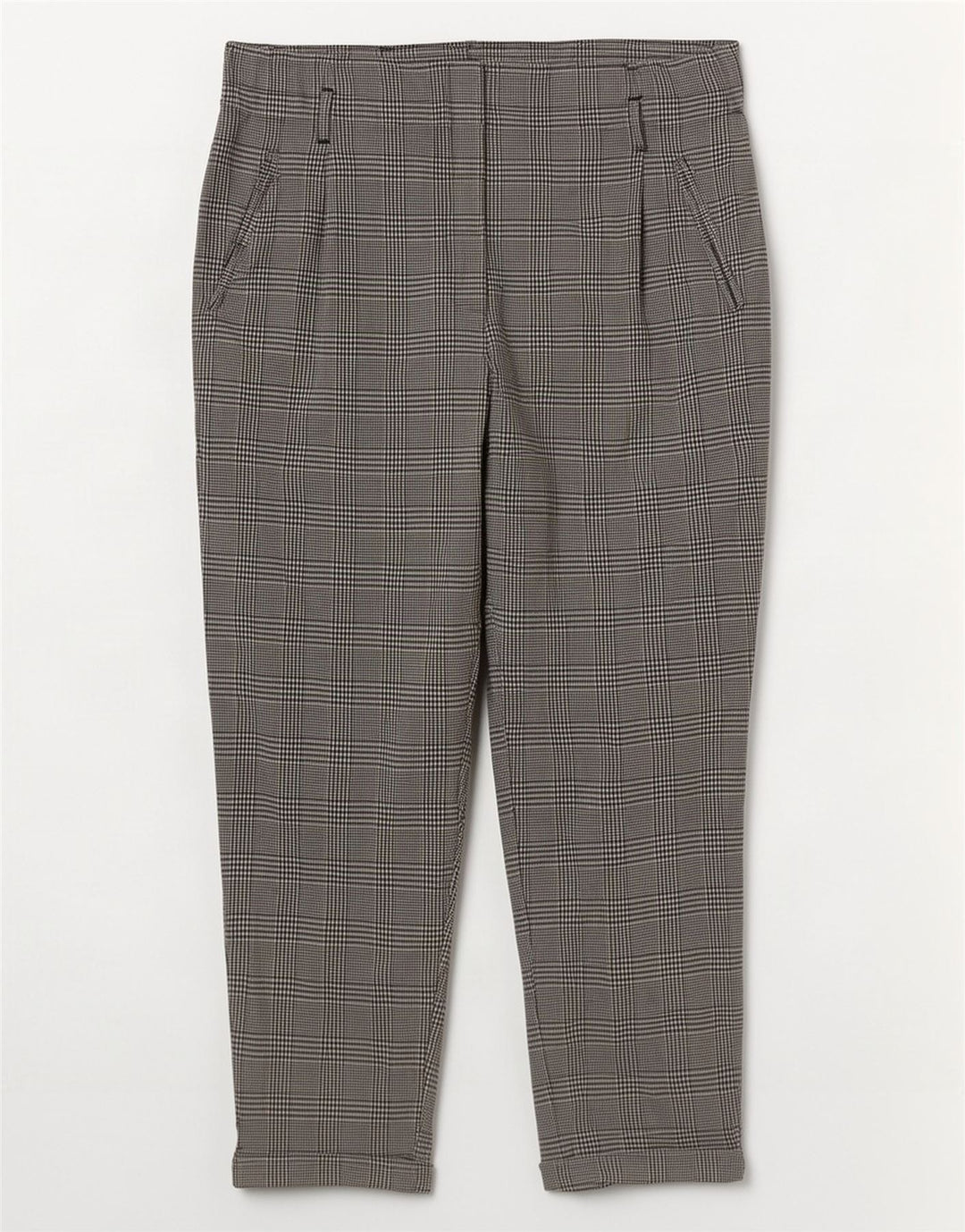 Pantaloni corti Zara Trafaluc da donna grandi W30 L26 pied de poule grigi