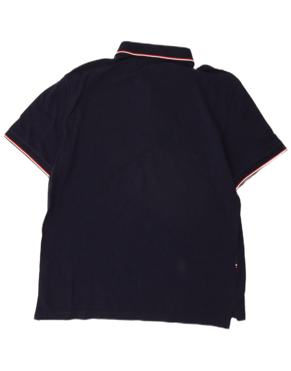 Polo da uomo Lacoste taglia 7 2XL cotone blu navy