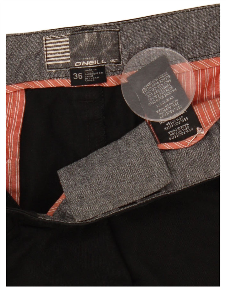 Pantaloncini chino da uomo O'Neill W36 grandi in poliestere nero