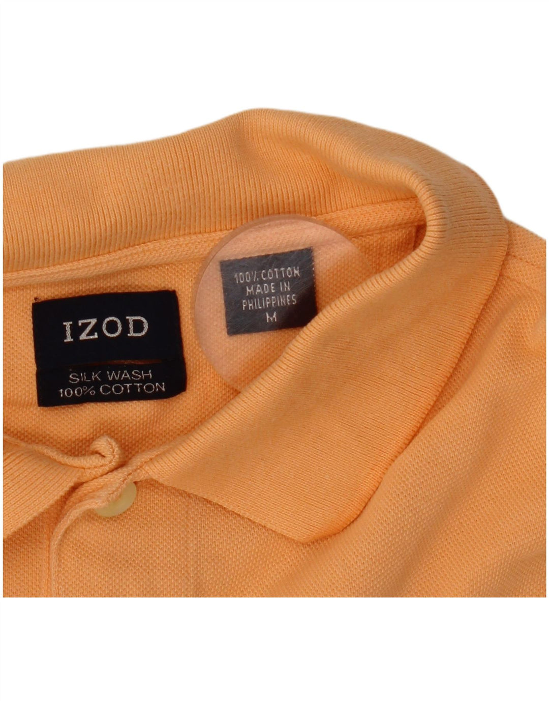 Polo da uomo IZOD in cotone arancione medio