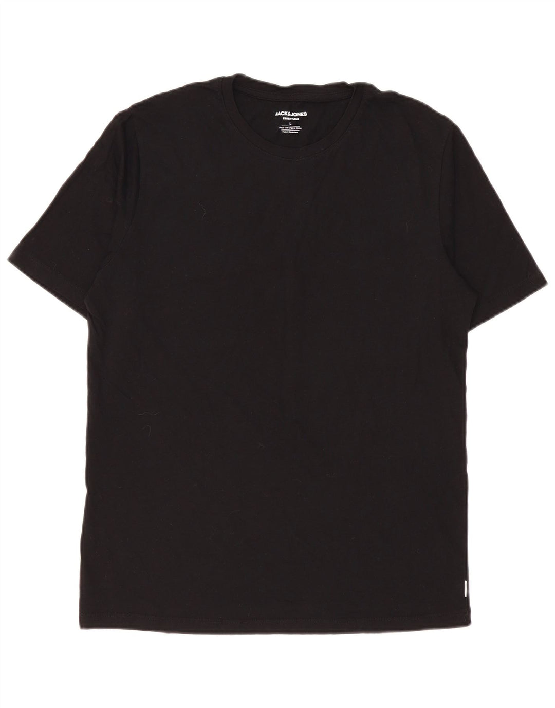 T-shirt da uomo Jack & Jones Top grande in cotone nero