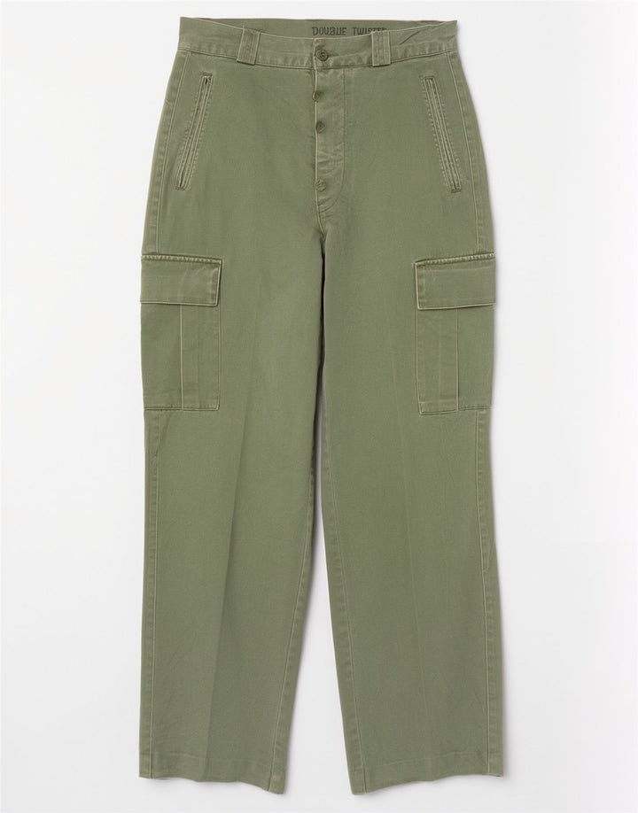 Pantaloni cargo affusolati da uomo Rifle W28 L30 Verdi