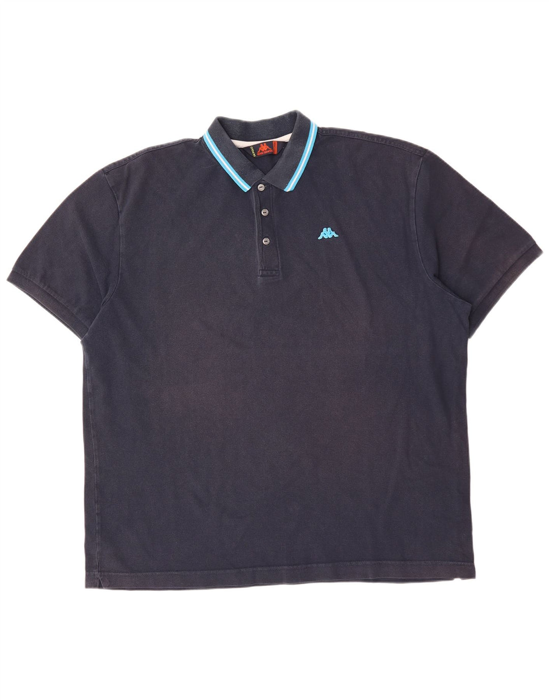 Polo da uomo KAPPA 2XL in cotone blu navy
