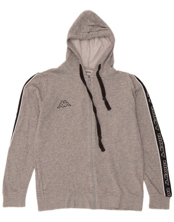 Felpa con cappuccio e zip Kappa da donna Tezenis UK 14 Colorblock grigio medio