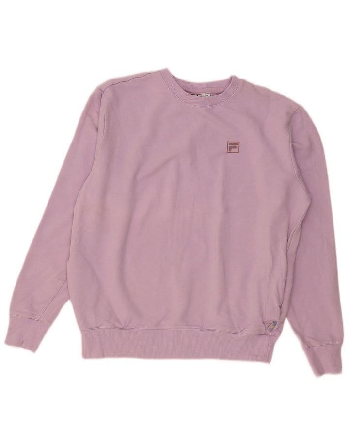 Maglione oversize da donna FILA UK 10 piccolo cotone viola