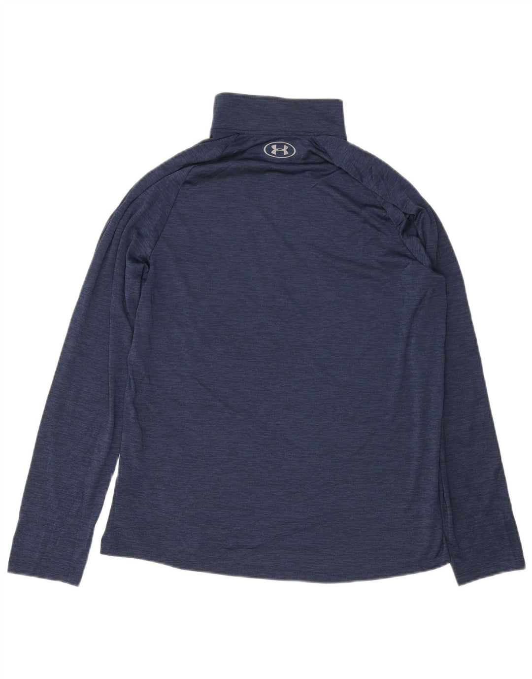 Maglia da uomo Under Armour vestibilità ampia con collo e zip a maniche lunghe grande blu