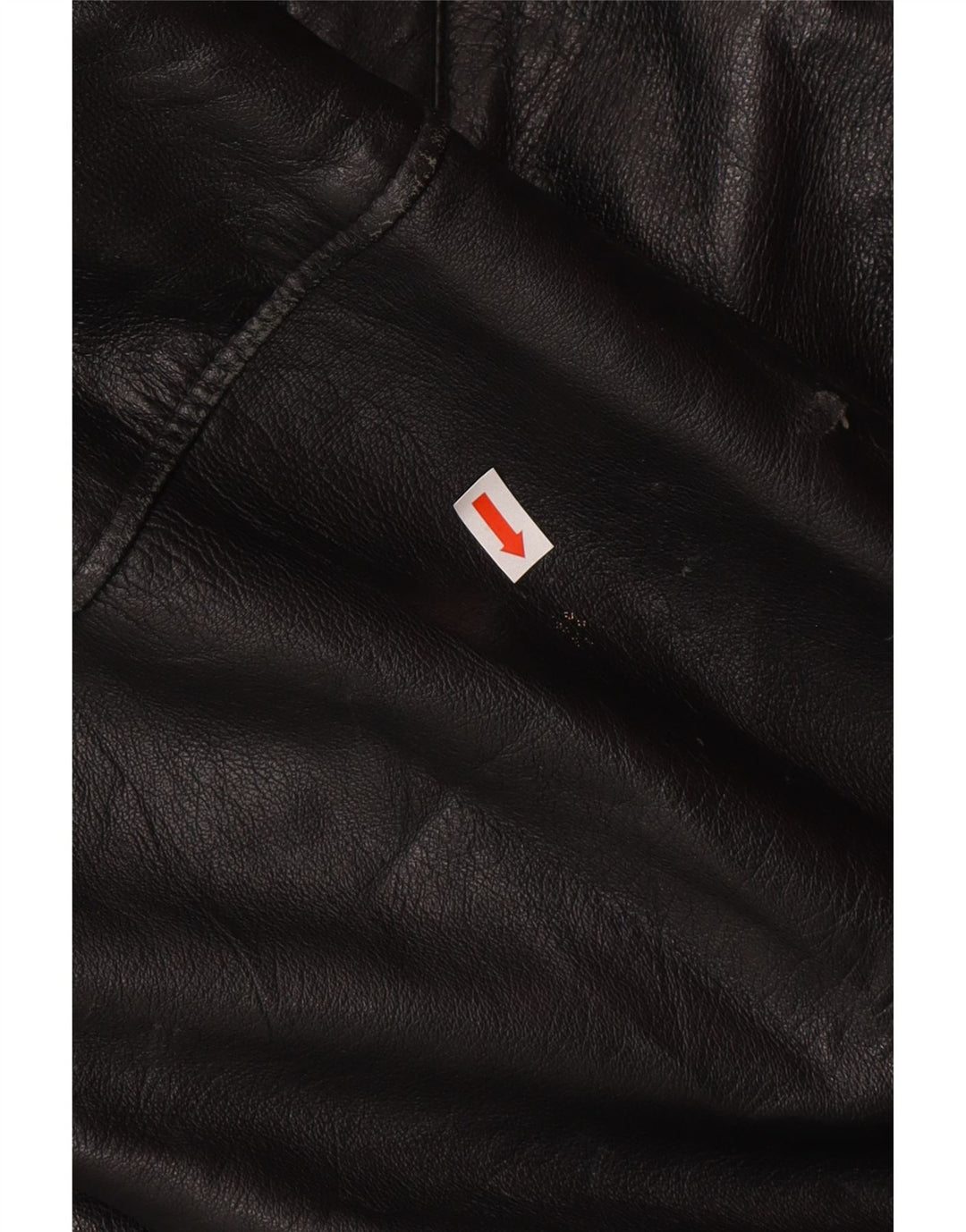 Giacca in pelle vintage da uomo IT 50 grande nera