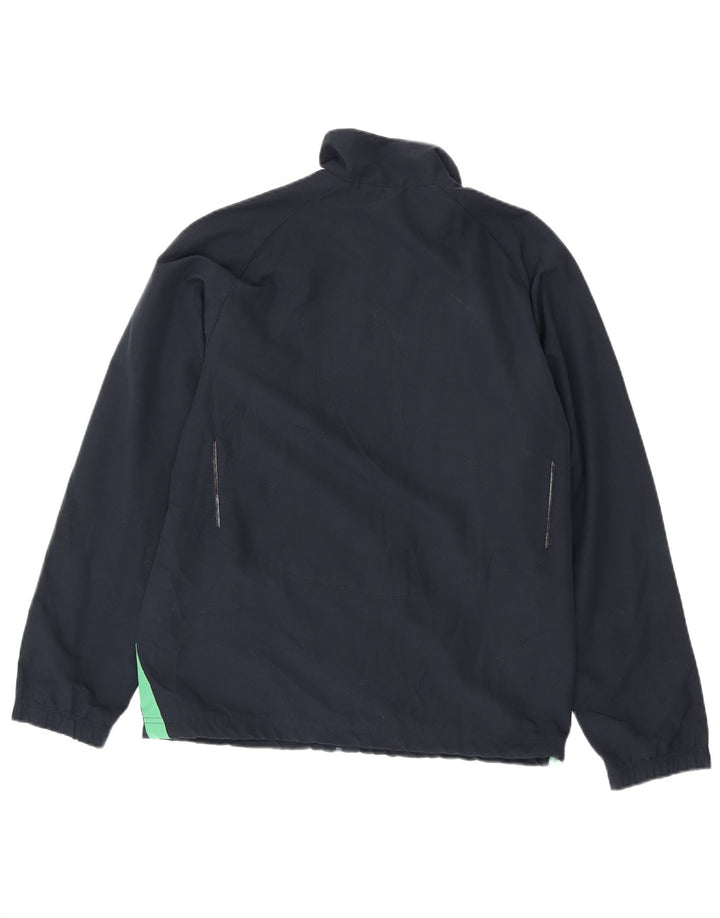 Giacca da tuta da uomo Adidas UK 38/40 Medium Blu Navy Colourblock