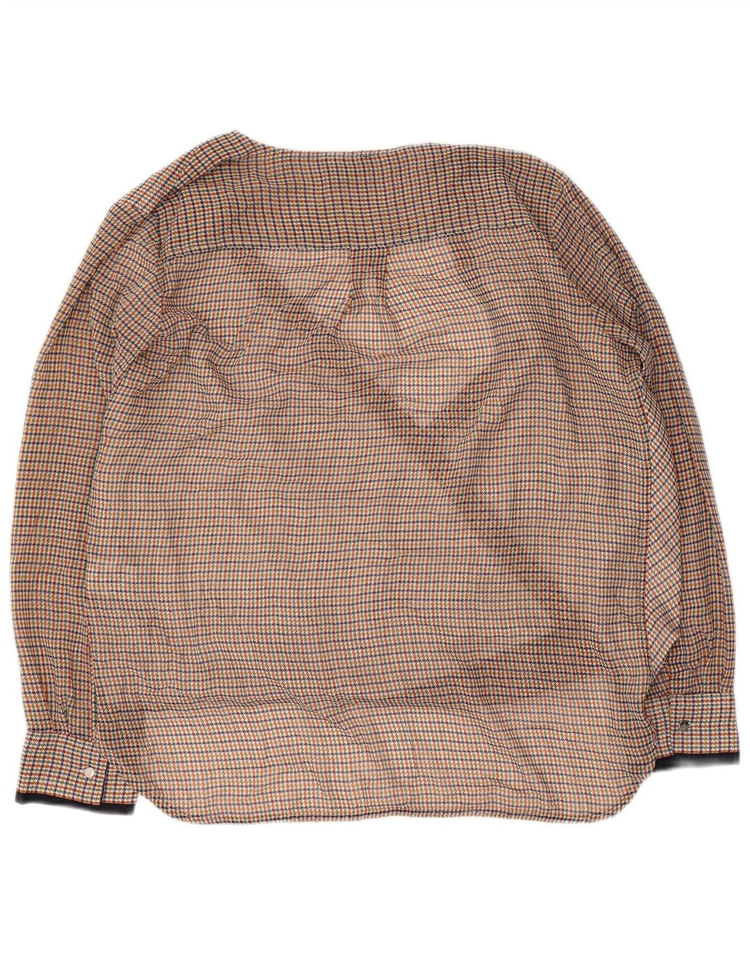 Camicetta a maniche lunghe da donna DKNY Top UK 16 grande pied de poule multicolore