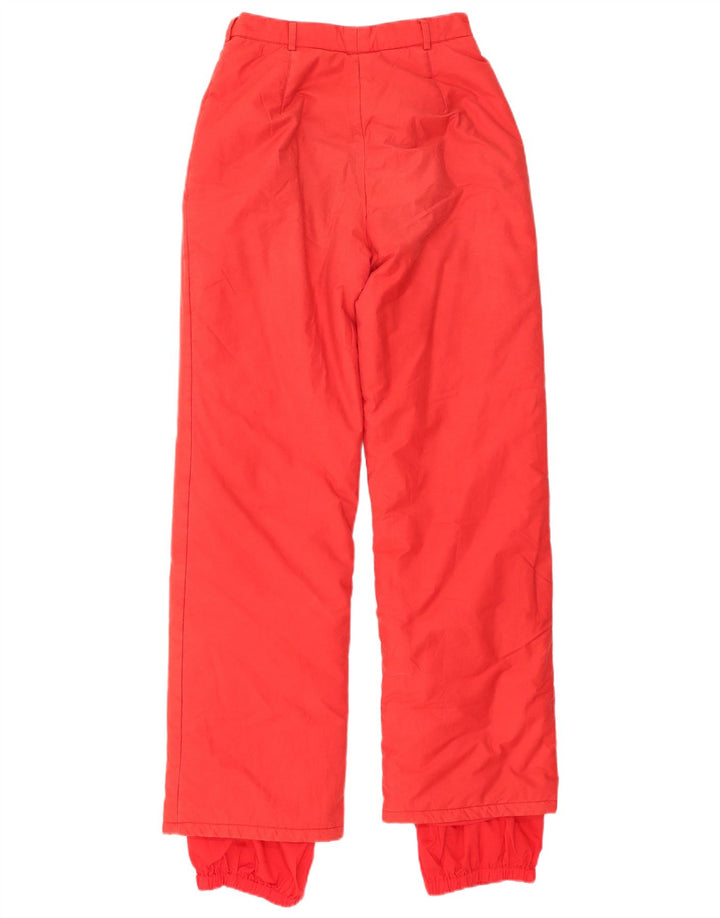 Pantaloni da sci da donna Fila UK 8 Small Rosso Cotone