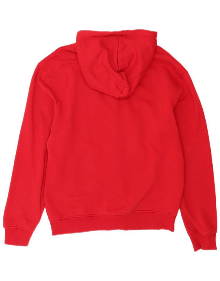 Felpa con cappuccio e zip Jordan da uomo piccola in cotone rosso
