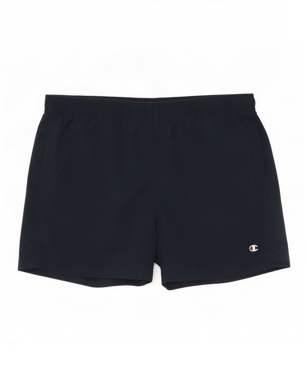 Pantaloncini da bagno da uomo Champion Large blu navy in poliammide