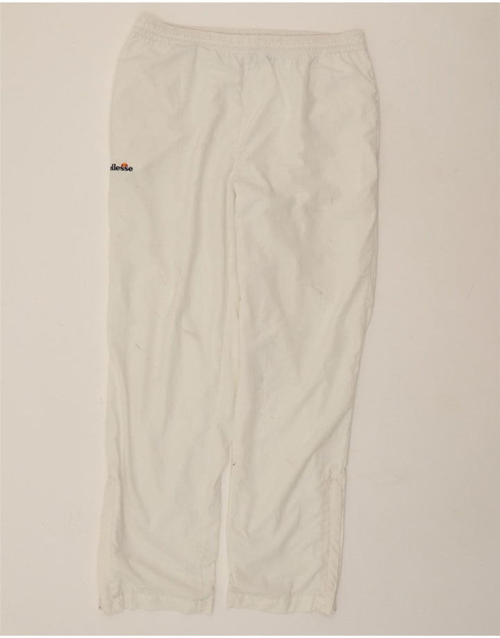 Pantaloni Tuta Uomo ELLESSE IT 52 XL Poliestere Bianco