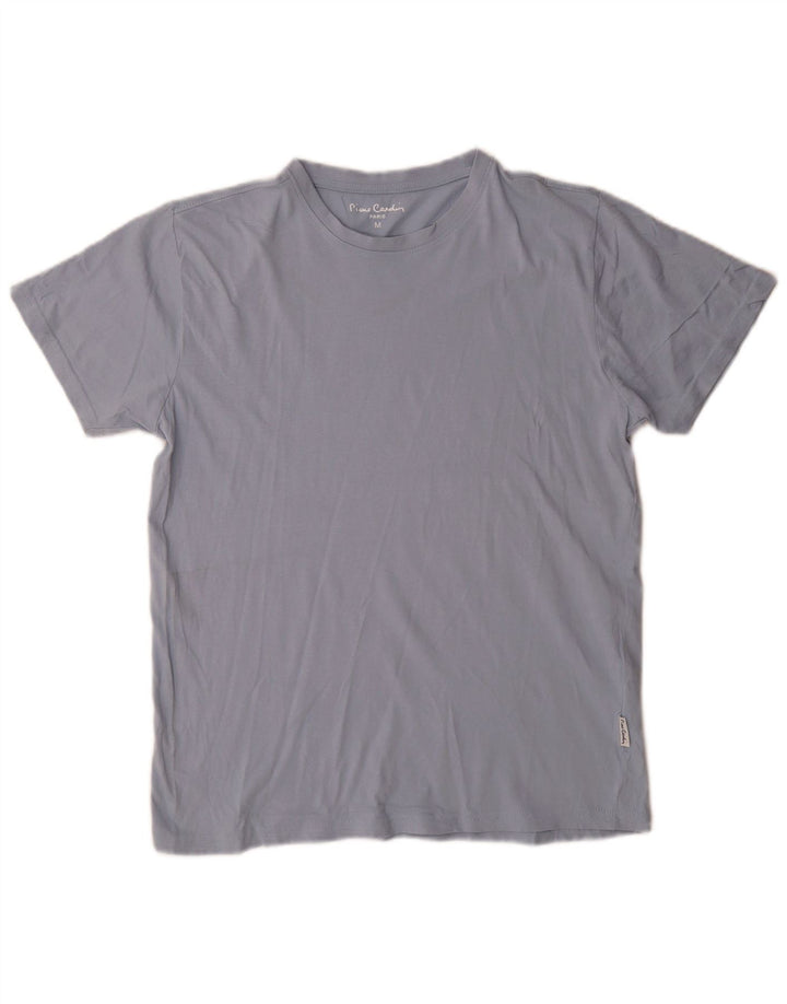 T-shirt da donna Pierre Cardin Top UK 14 cotone blu medio