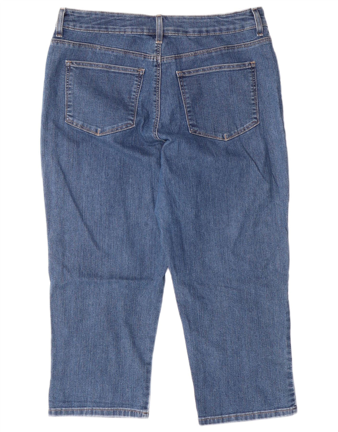 Jeans Capri vestibilità classica da donna LEE US 16 2XL W34 L22 Cotone blu