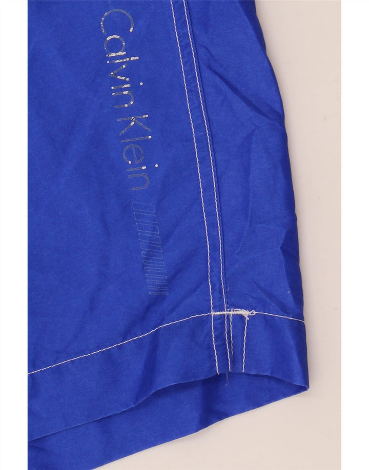 Pantaloncini da bagno da uomo Calvin Klein XL blu poliestere color block