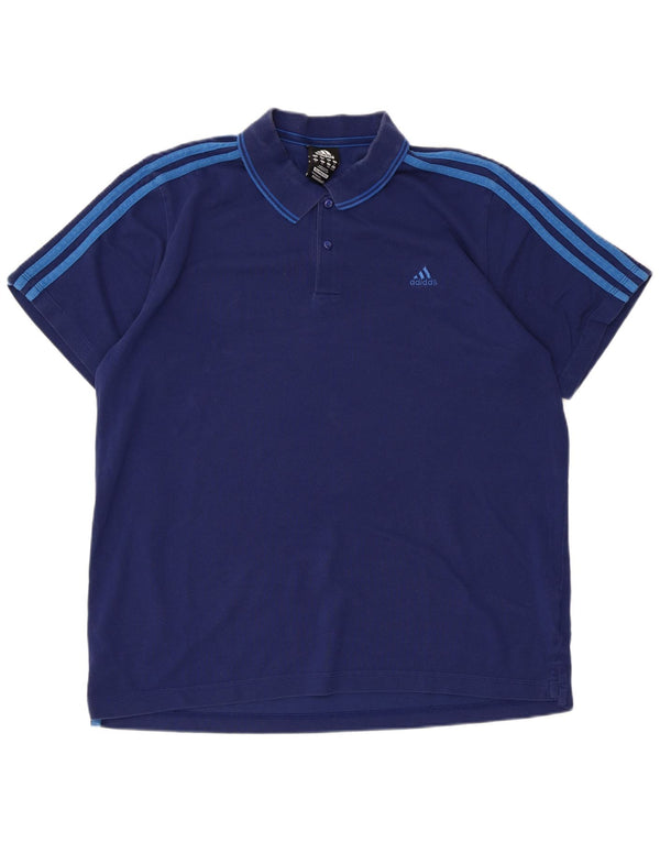 Polo ADIDAS da uomo Clima 365 XL in cotone blu navy