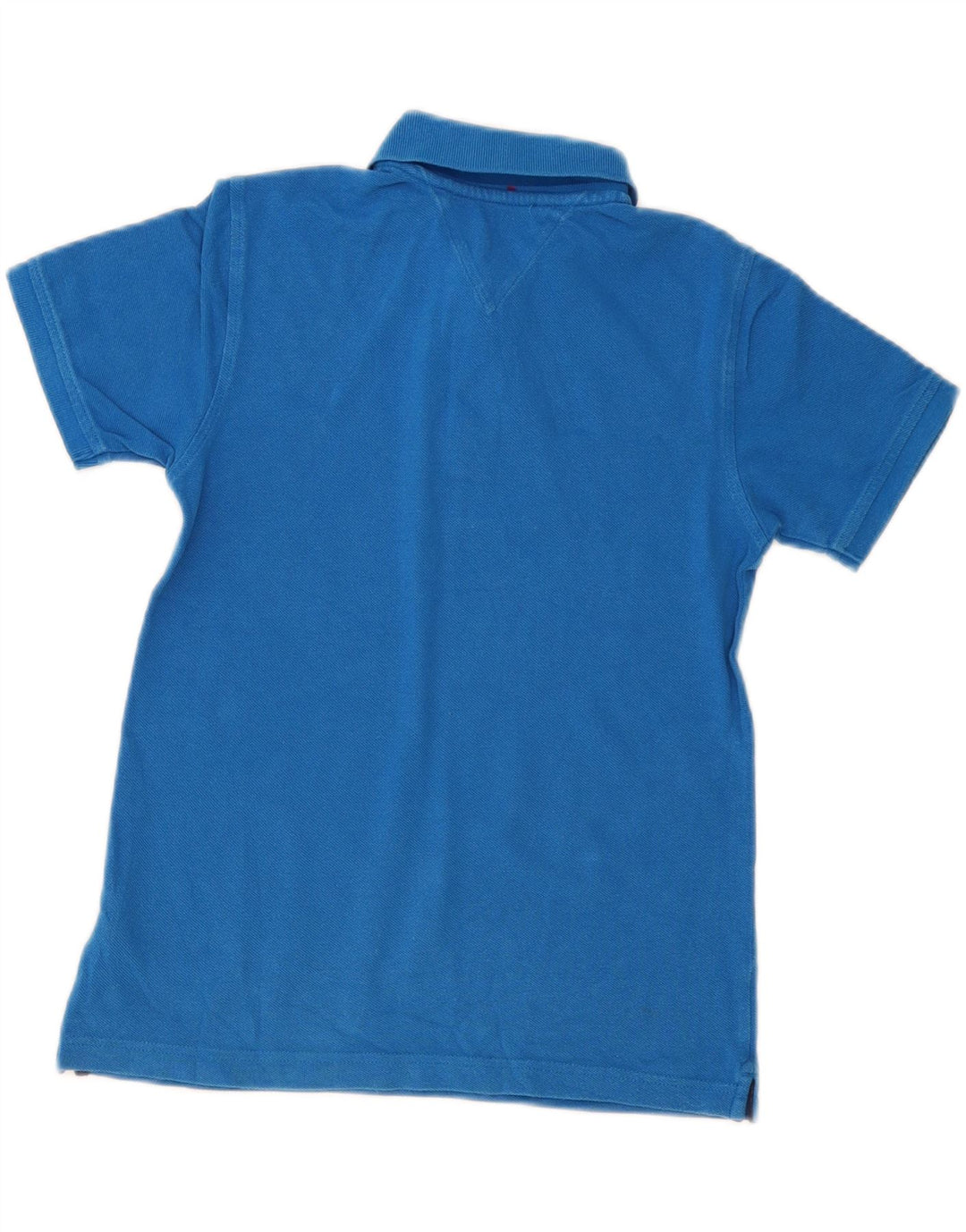 Polo Tommy Hilfiger per ragazzi 8-9 anni in cotone blu medio