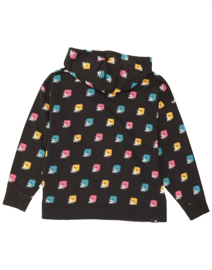 Felpa con cappuccio grafica da donna Puma UK 14 media nera