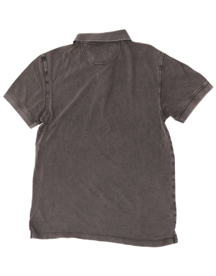 Polo da uomo White Stuff in cotone grigio medio
