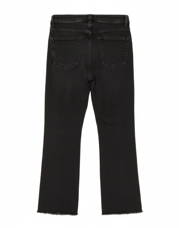 Jeans corti da donna Zara EU 38 piccoli W28 L24 neri