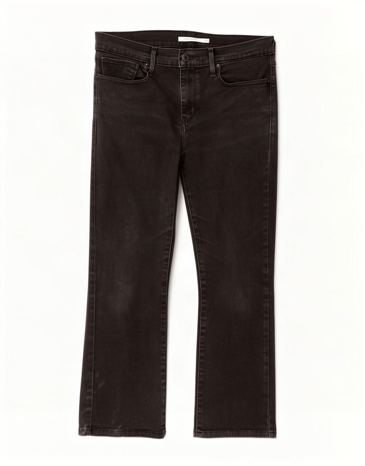 Jeans bootcut dimagranti da donna Levi's W31 L26 cotone nero