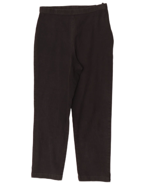 Pantaloni corti da donna Marks & Spencer UK 10 piccoli W27 L24 neri