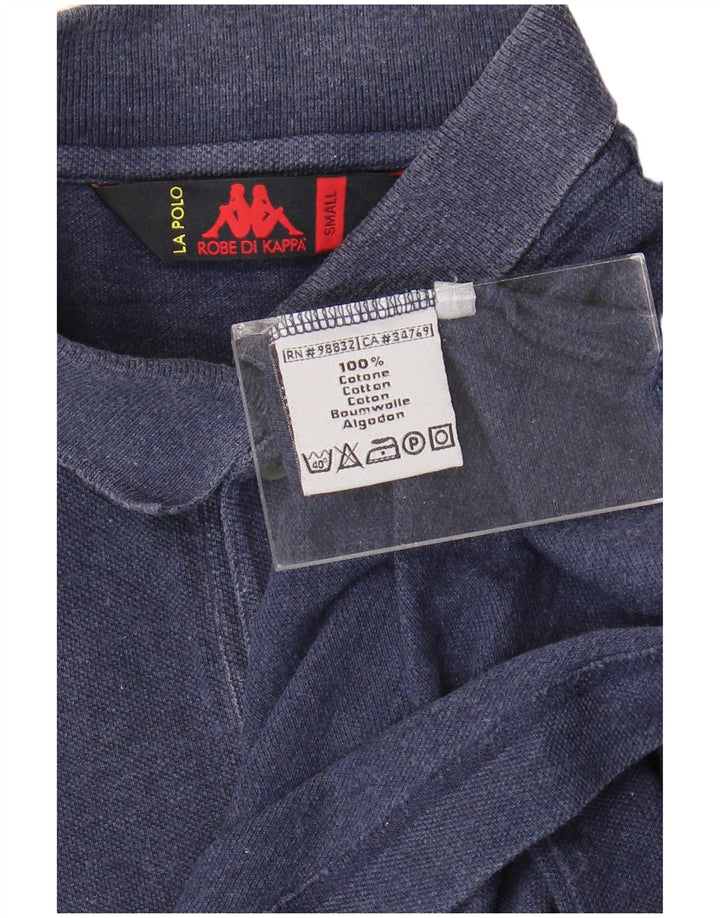 Polo Kappa Uomo Small Blu Navy in cotone
