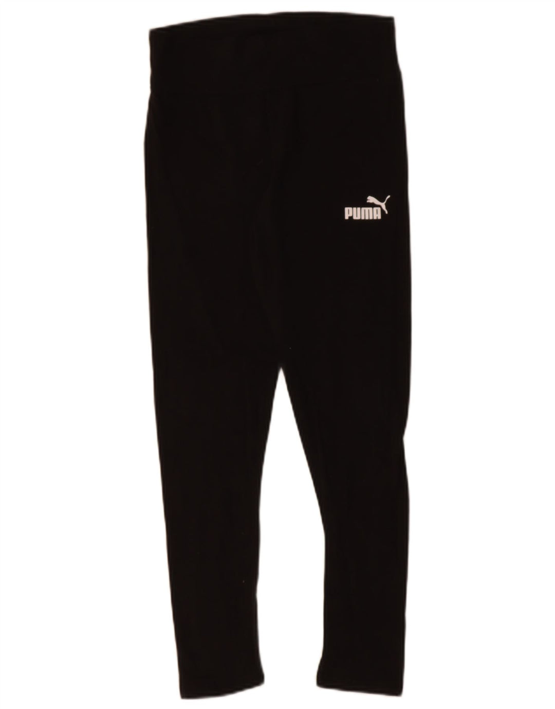 PUMA Womens Graphic Leggings UK 12 Medium  Black