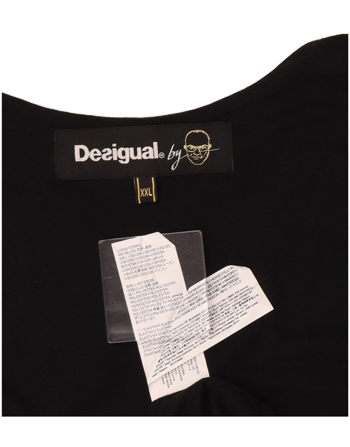 Desigual Bambina Modello Astratto Prendisole 15-16 Anni 2XL Nero Farfalla