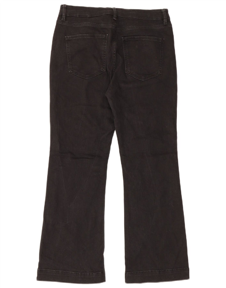 Jeans svasati da donna Marks & Spencer UK 14 Large W32 L27 Cotone nero
