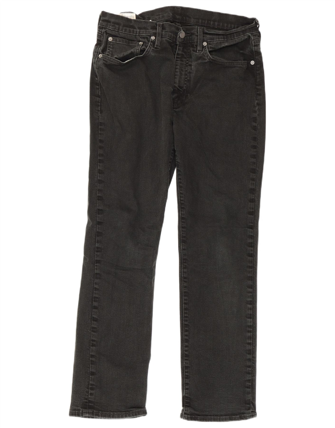 Jeans dritti da uomo Levi's W33 L30 cotone nero