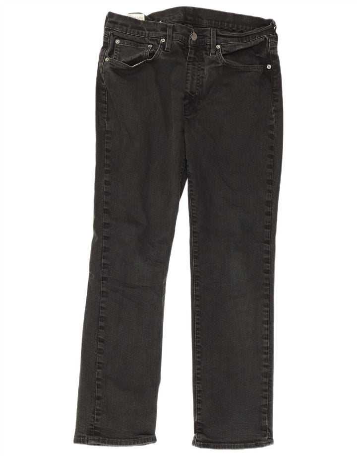 Jeans dritti da uomo Levi's W33 L30 cotone nero