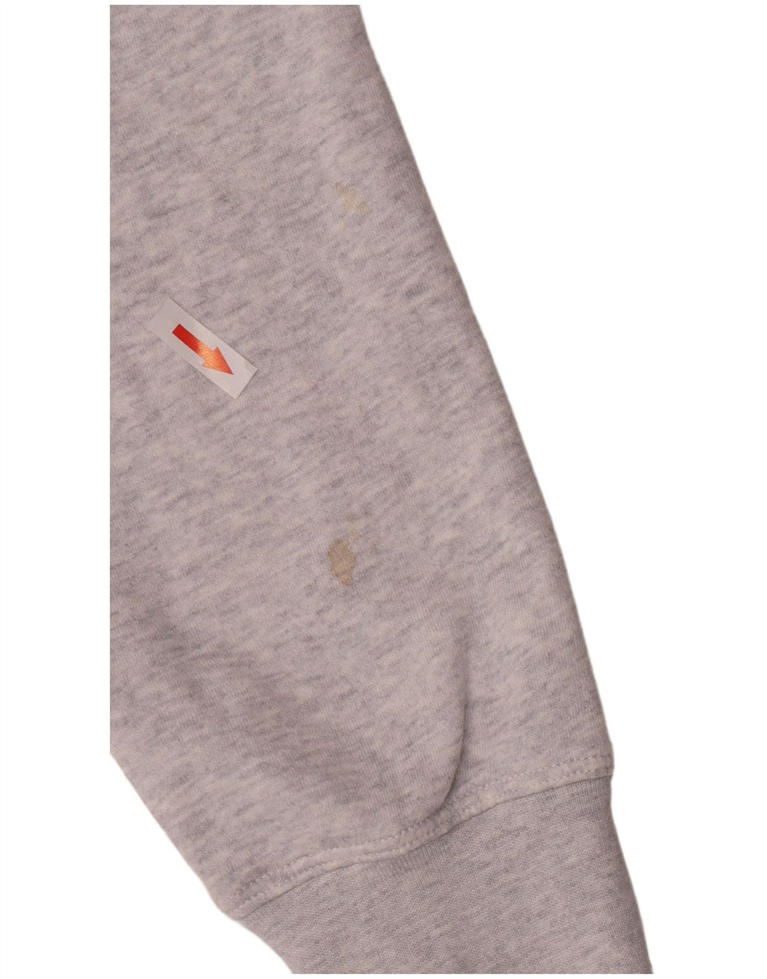 Felpa con grafica corta Nike da donna UK 10 Small Grey Flecked