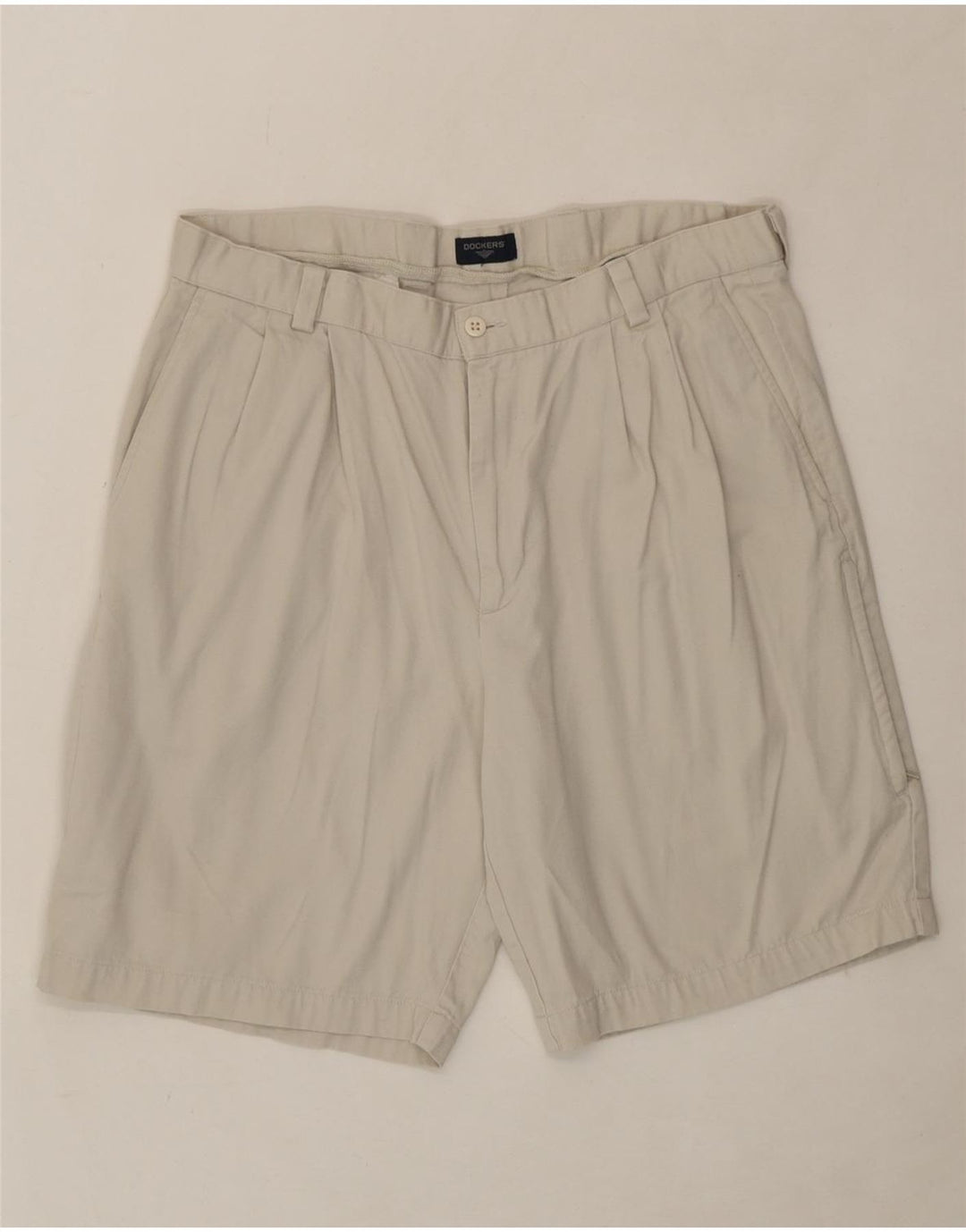 DOCKERS Mens Pegged Cargo Shorts W38 XL Beige Cotton Vintage Dockers and Second-Hand Dockers from Messina Hembry 