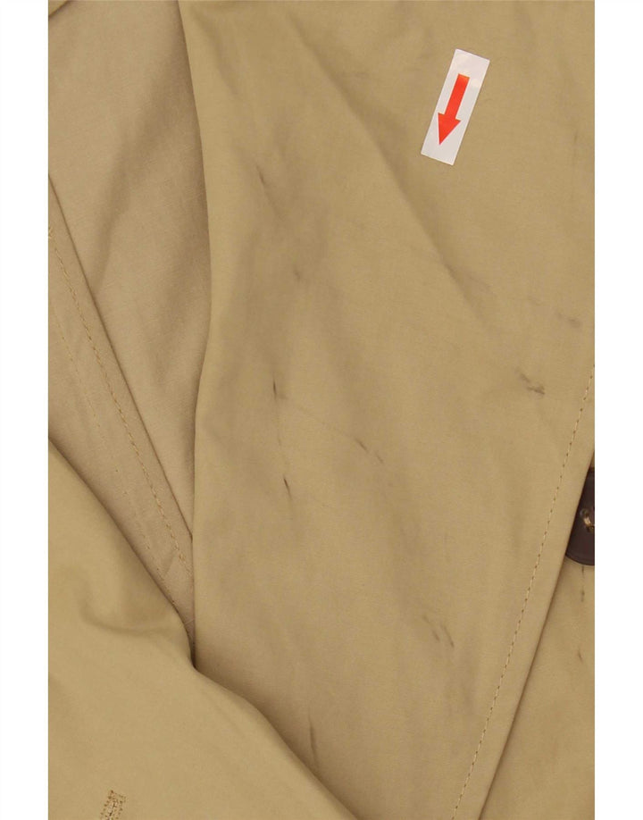 Trench oversize da donna Zara UK 6 XS Poliestere beige