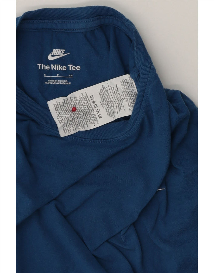 T-shirt Nike da uomo Top Small in cotone blu