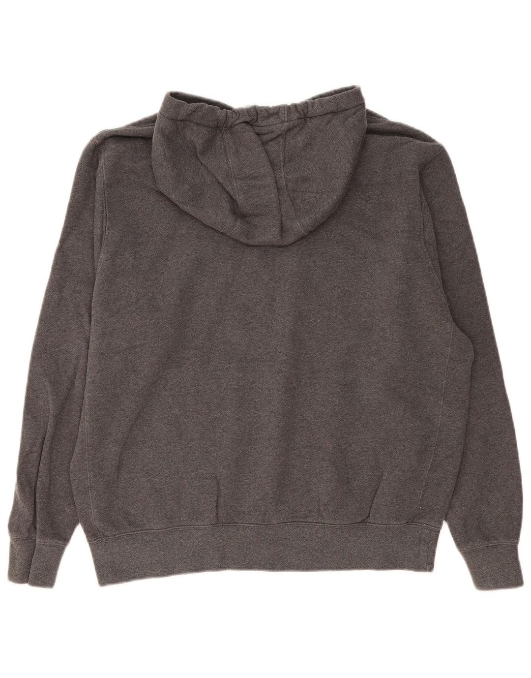 Felpa con cappuccio grafica da uomo Nike Large in cotone grigio