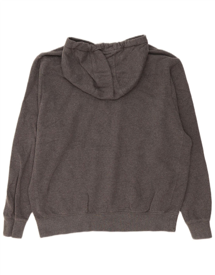 Felpa con cappuccio grafica da uomo Nike Large in cotone grigio