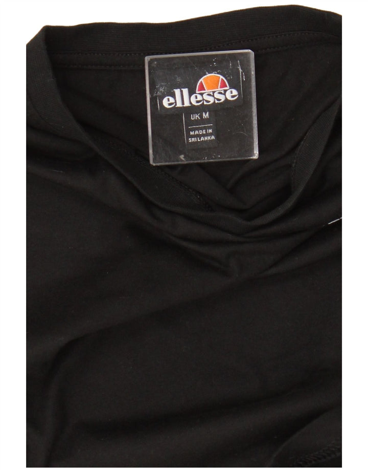 T-shirt da uomo Ellesse Top media nera