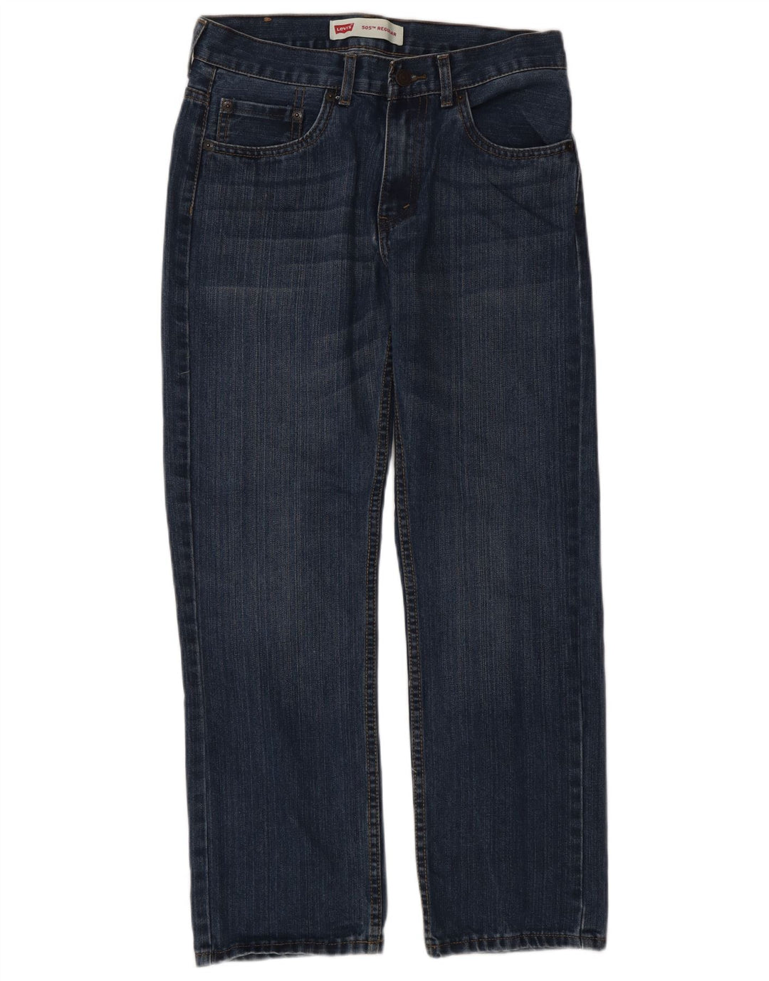 Levi's Ragazzi 505 Jeans dritti regolari 15-16 anni W38 L38 Cotone blu