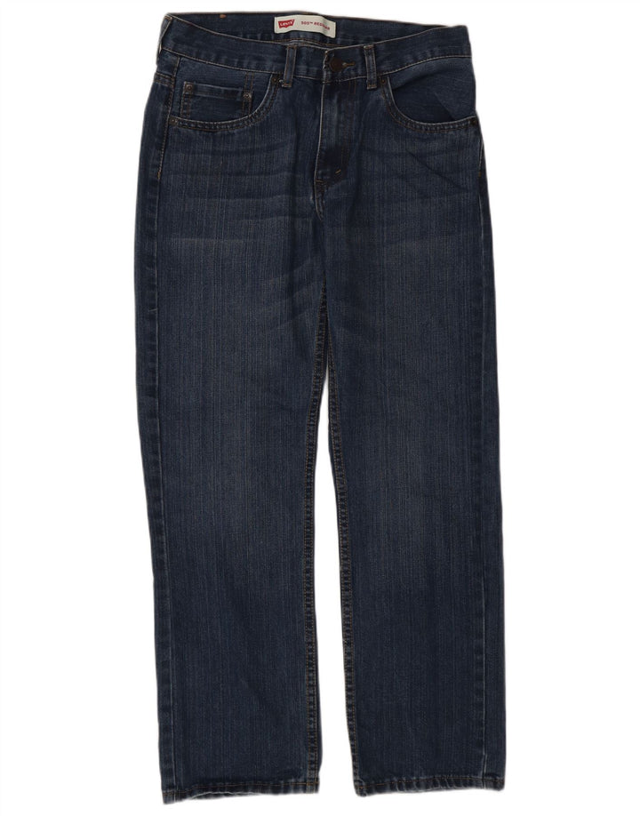 Levi's Ragazzi 505 Jeans dritti regolari 15-16 anni W38 L38 Cotone blu