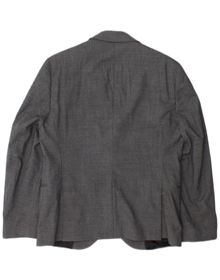 Giacca Blazer 2 Bottoni Uomo Daniele Alessandrini IT 52 XL Pied De Poule Grigio