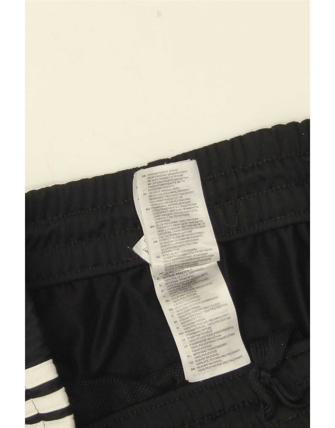 Pantaloni da tuta da uomo Adidas Joggers UK 40/42 Medium Nero Poliestere