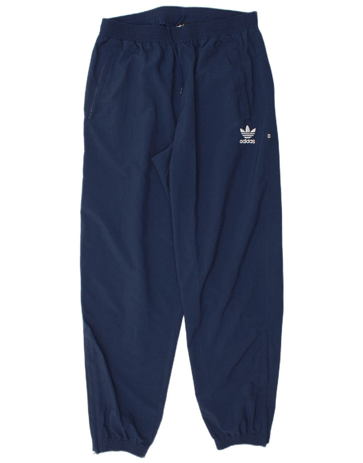 Pantaloni da tuta da uomo Adidas Joggers grandi in poliestere blu navy