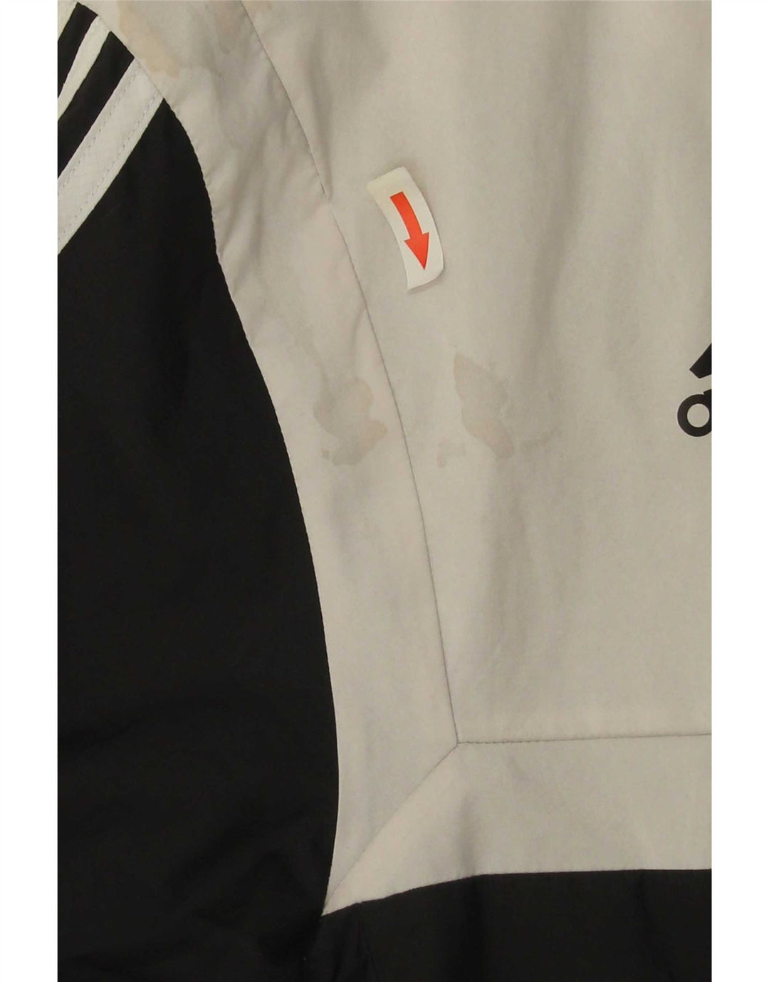 Giacca da ginnastica da uomo con cappuccio Adidas, giacca media in poliestere color block nero