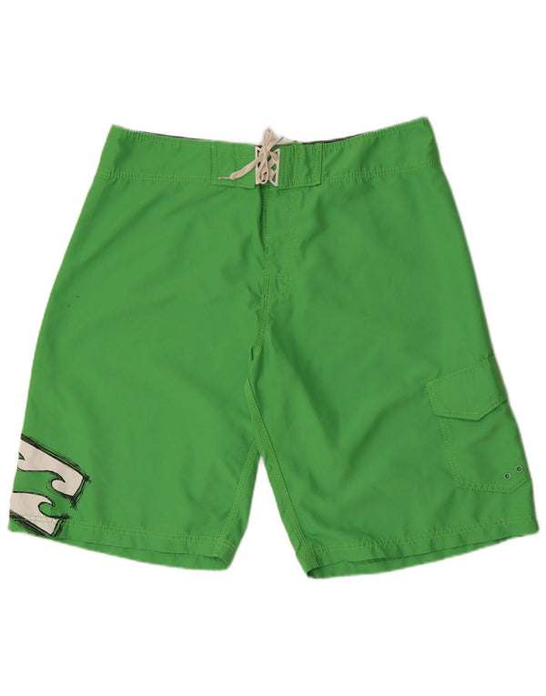 Pantaloncini da bagno grafici da uomo Billabong grandi verdi