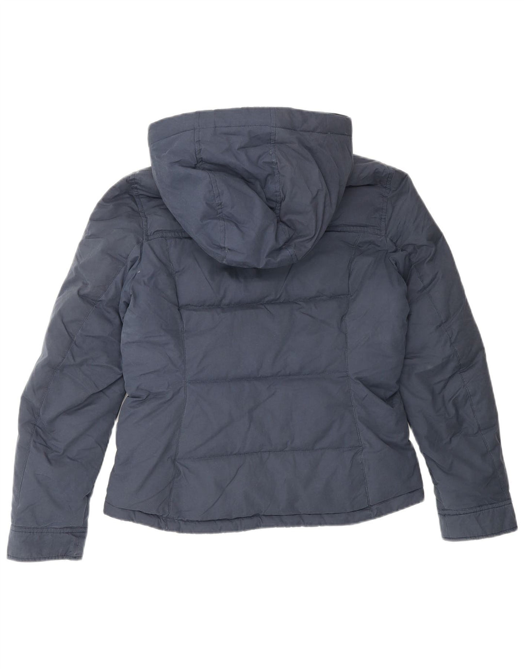 Giacca imbottita con cappuccio da donna Jack Wills UK 8 piccola in poliestere blu navy