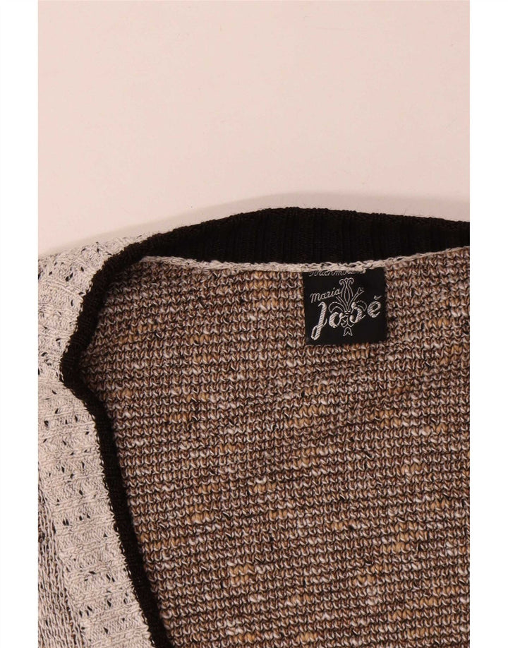 Maglione cardigan da uomo Maria Jose XL grigio color block
