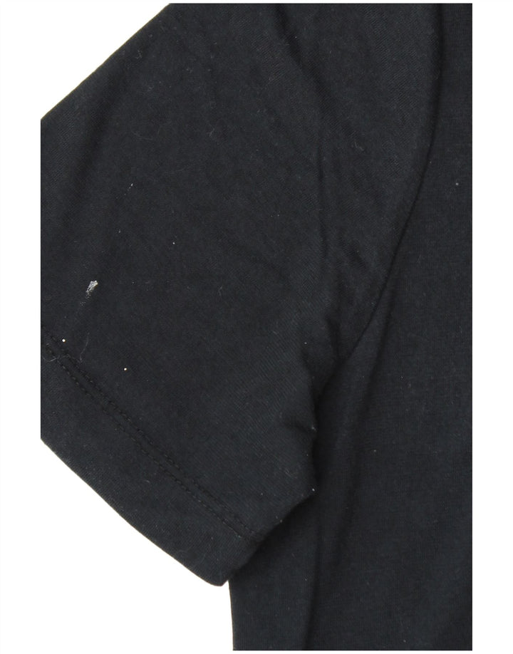T-shirt grafica da uomo Nike Top piccola in poliestere nero